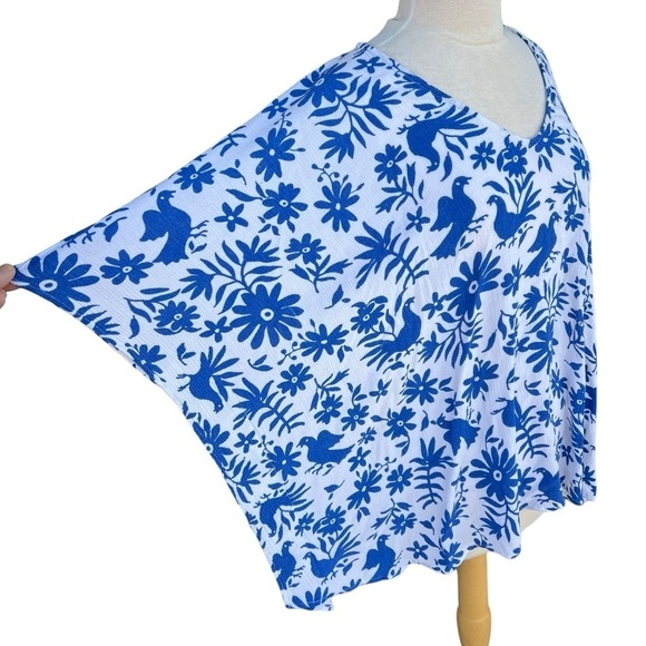 Show Me Your Mumu Peta Tunic Senorita Bluebird Caftan Style Small Beach Boho GUC - Picture 5 of 8